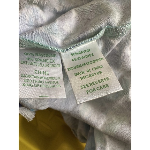 Lilly Pulitzer Jarrett Romper Iris Blue W/ Tassels Beach Vacation Resort Size XS - Picture 8 of 13